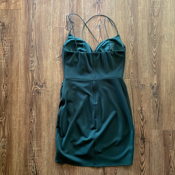 Dillards Green Mini Dress - Picture 3 of 3